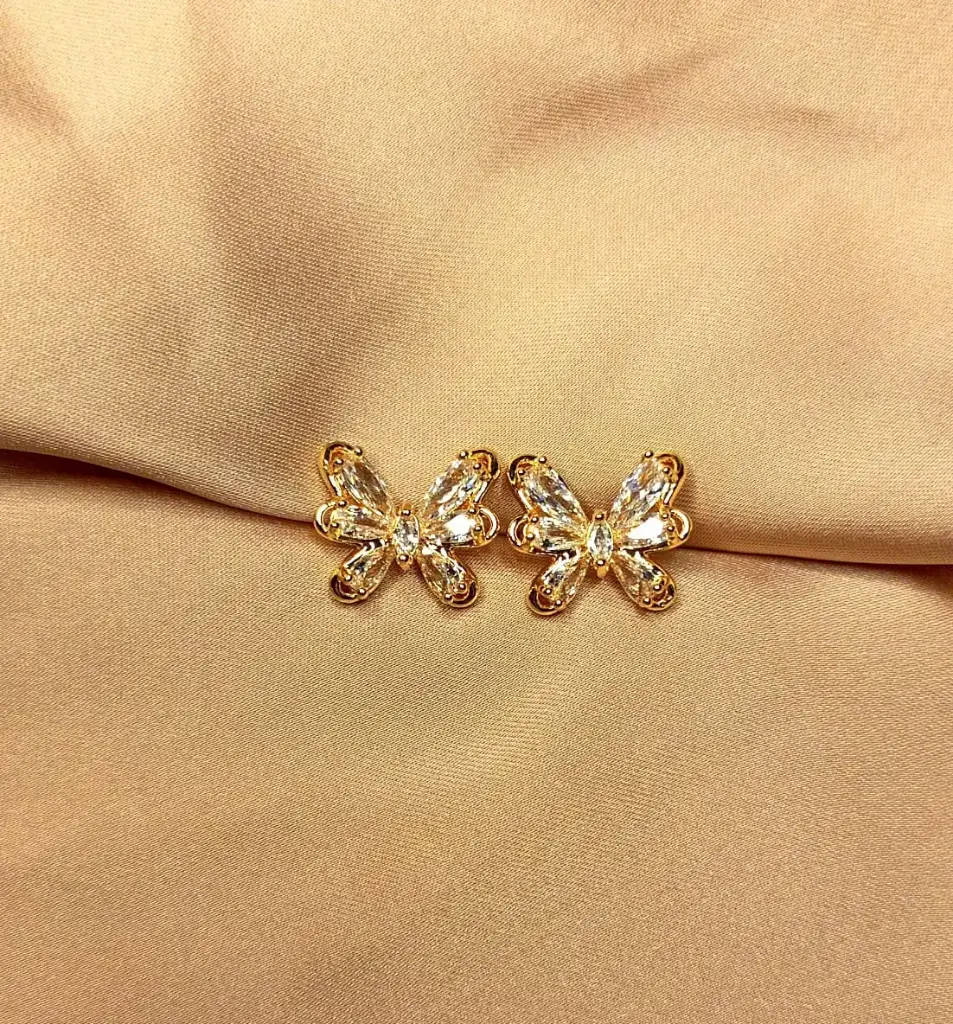Butterfly Cubic Zirconia Earrings