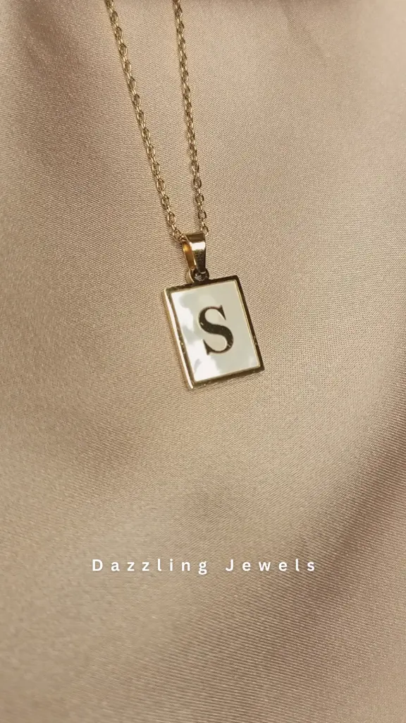 " S " Initial Necklace