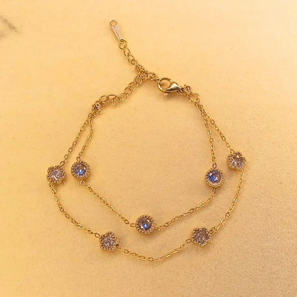 Double Strand Chain Bracelet